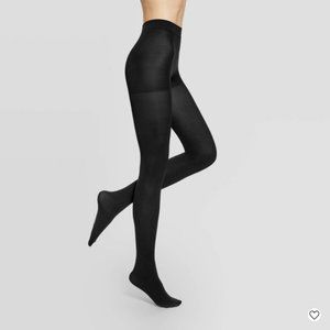 NWT Tights Opaque Control Top Black